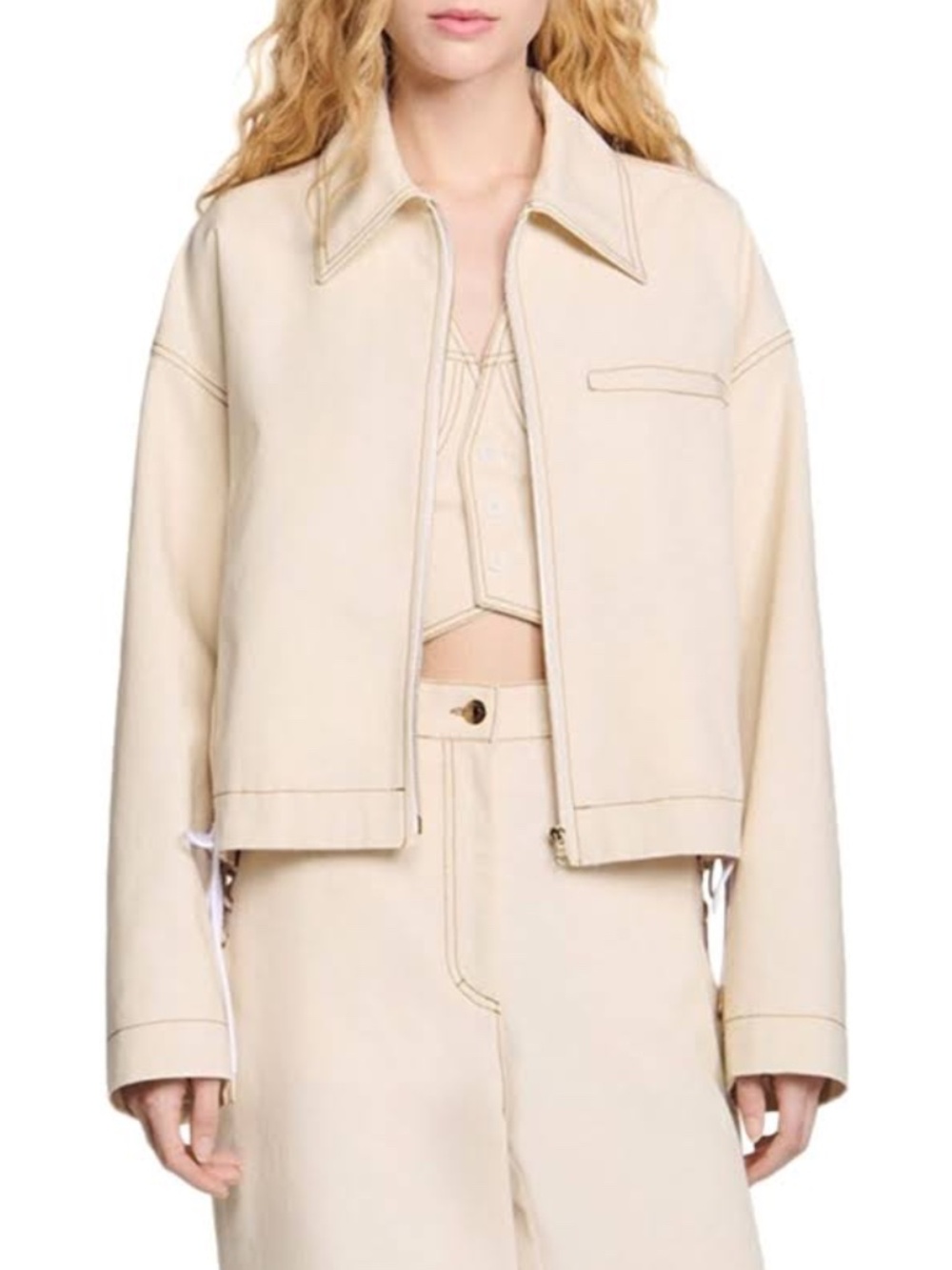 Leopold Cream Denim Jacket